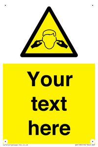 Custom Noise Hazard Sign